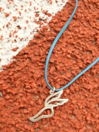 bleu argent tartan et ligne blanche