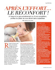 Après l'effort le réconfort