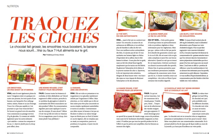 nutrition Traquez les clichés